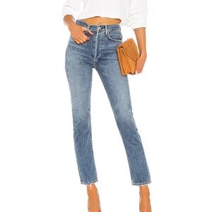 Agolde Riley High Rise Crop, Frequency, 26